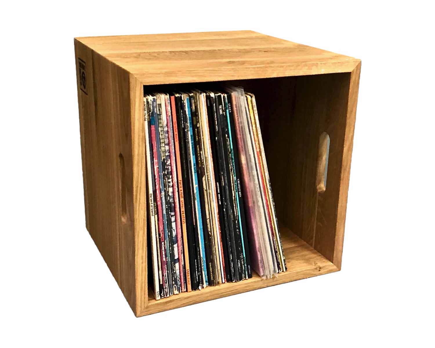 houten vinyl platen box eikenhout music box designs 001