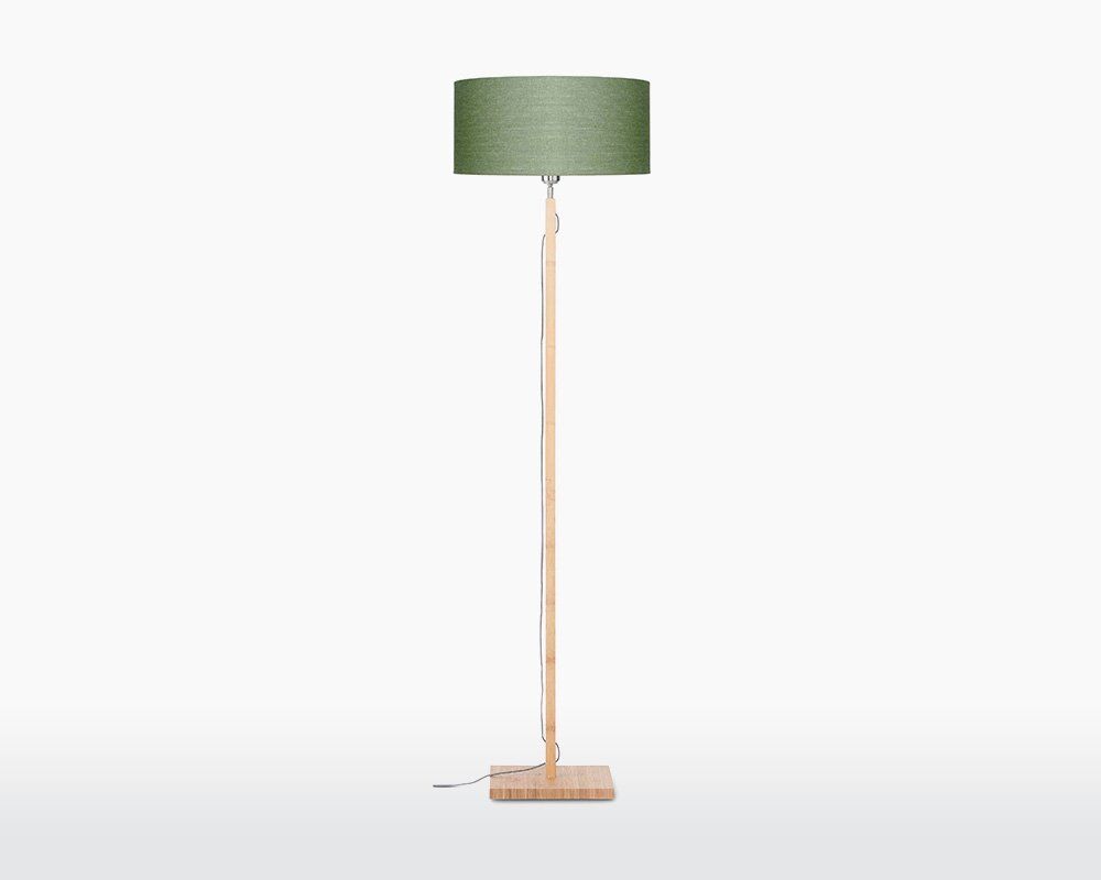 good mojo floor lamp fuji bamboo linen green on webshop wooden amsterdam.jpg