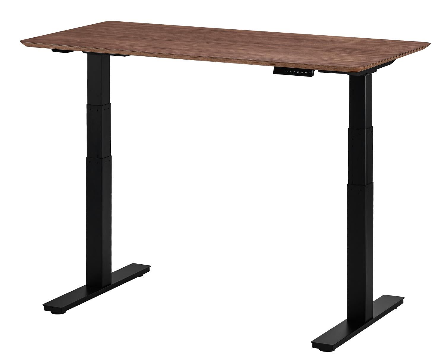 standing desk oakywood walnut veneer 002
