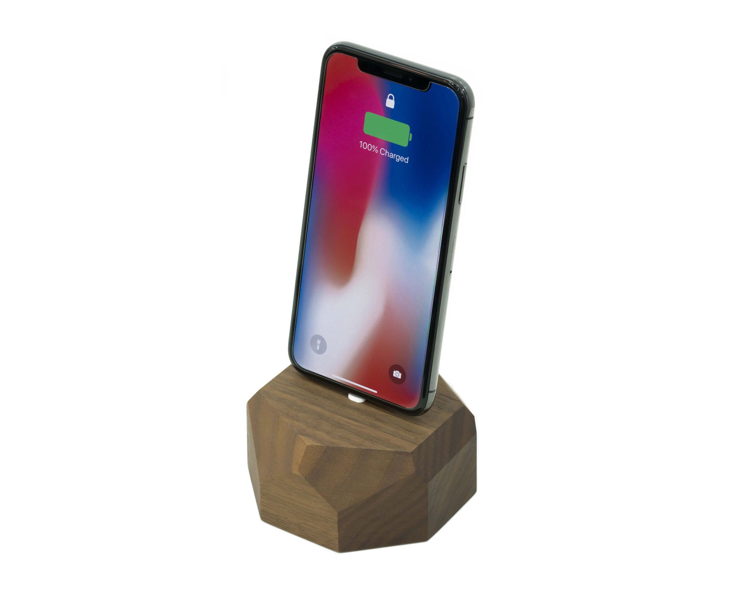 iphone dock walnut oakywood 2