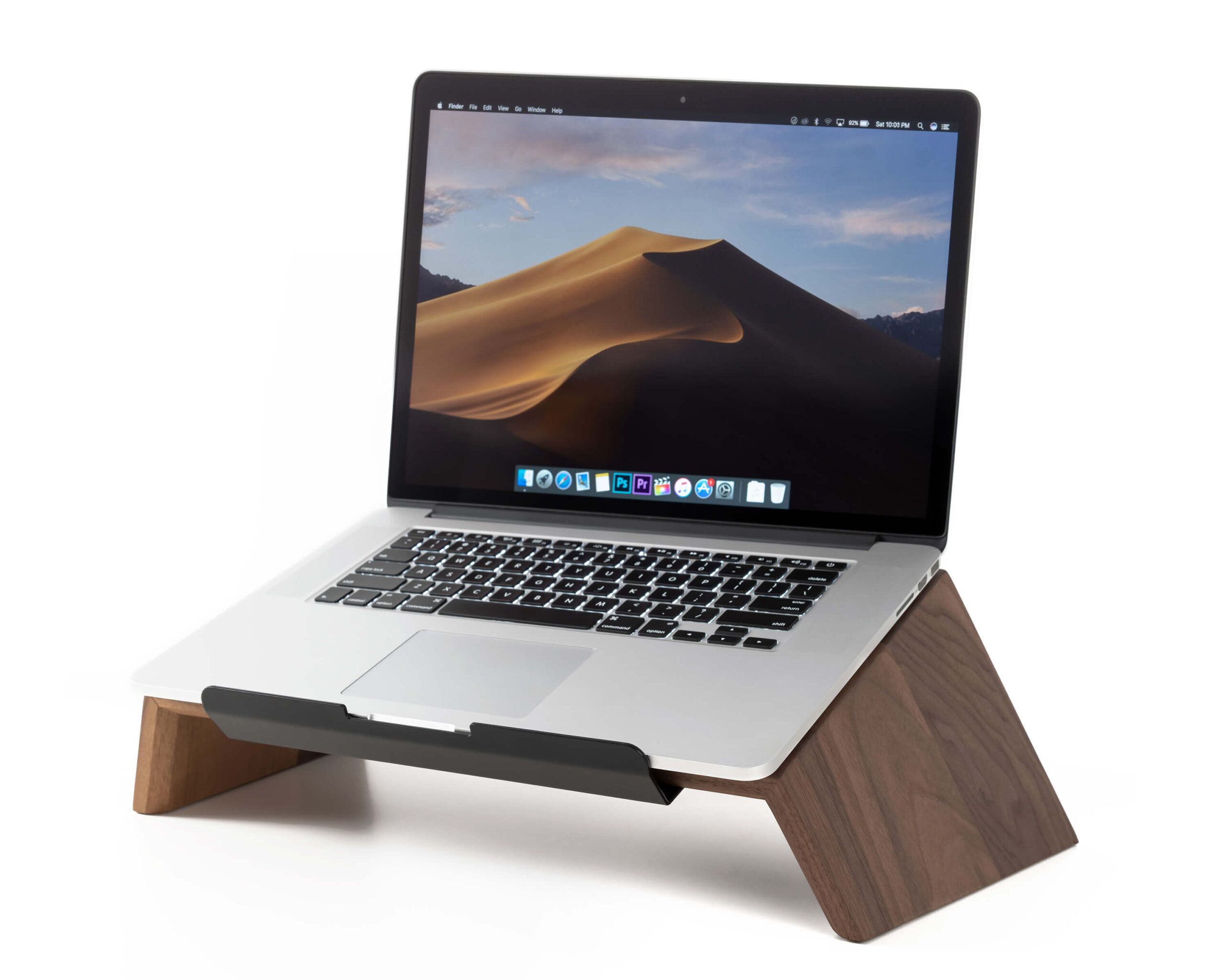 laptop stand walnut oakywood 1