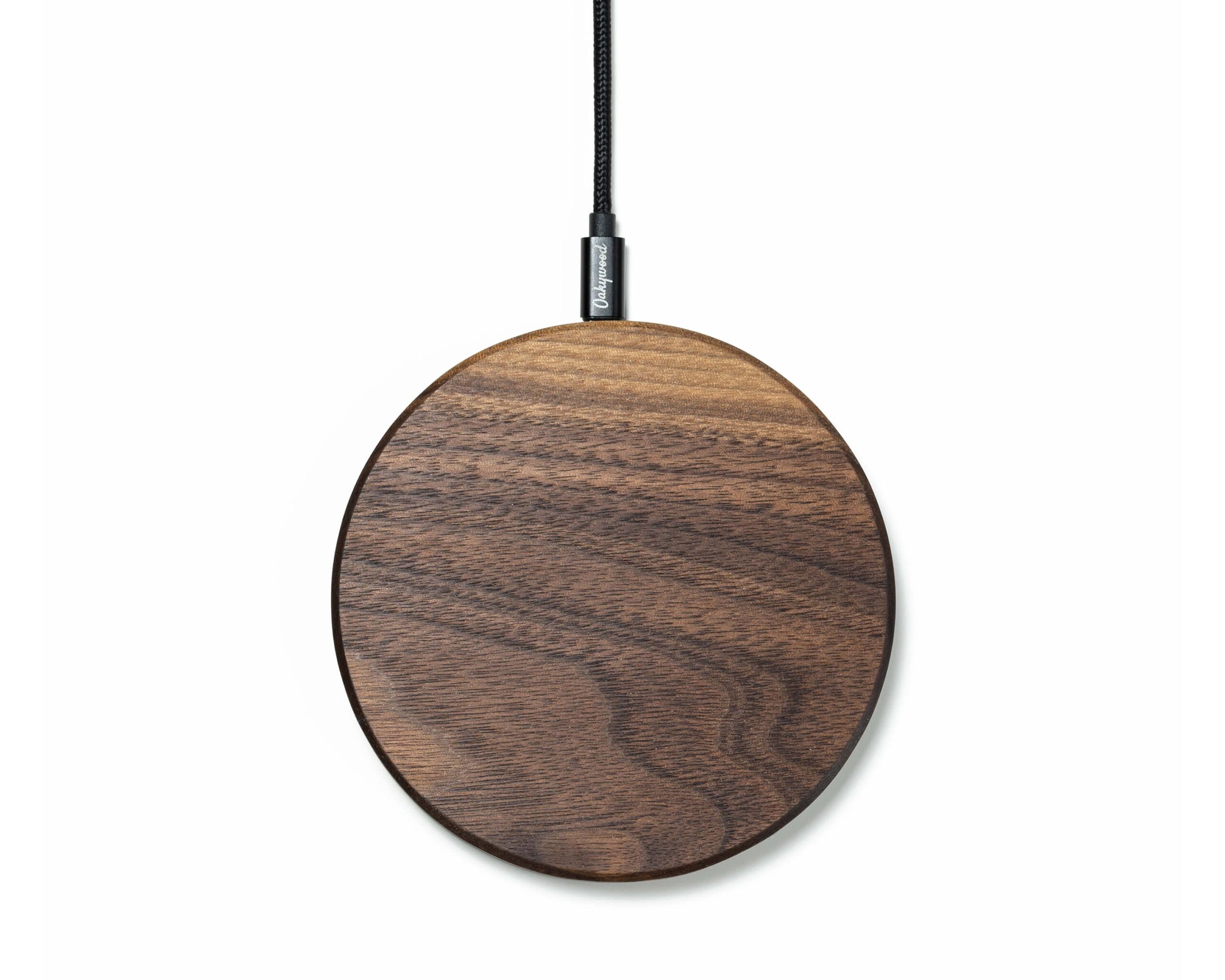 slim wireless charger oakywood walnut 1