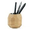 geometric pen pot oak oakywood geometric pen pot oak oakywood