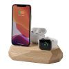 iphone triple dock oak oakywood 3 iphone triple dock oak oakywood 3