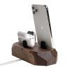 iphone triple dock walnut oakywood 3 iphone triple dock walnut oakywood 3