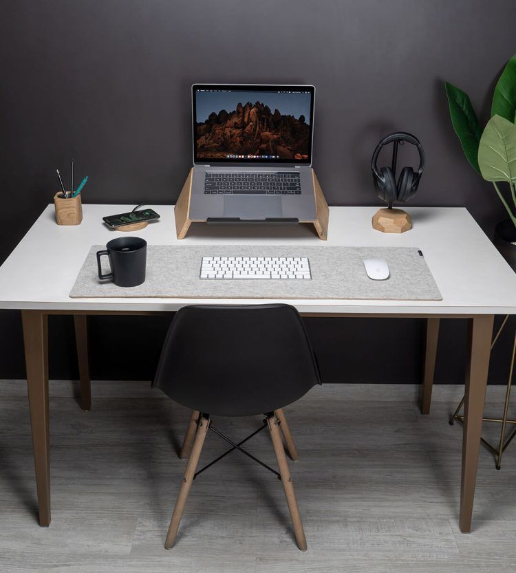 Wooden Laptop Stand - Oak - Wooden Amsterdam