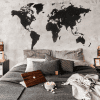 wooden world map diy black hdf wooden world map diy black hdf