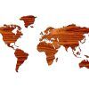 rosewood wooden world map compressed rosewood wooden world map compressed