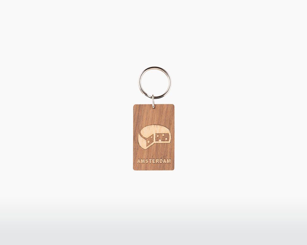 wooden keychain amsterdam cheese walnut wood maple inlay gouda beemster edam famous dairy farmer on webshop wooden amsterdam.jpg.jpg
