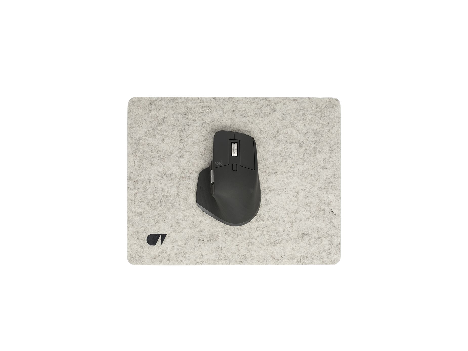 felt & cork mouse pad stone grey felt & cork mouse pad stone grey