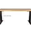 standing desk converter oak steel 003 standing desk converter oak steel 003