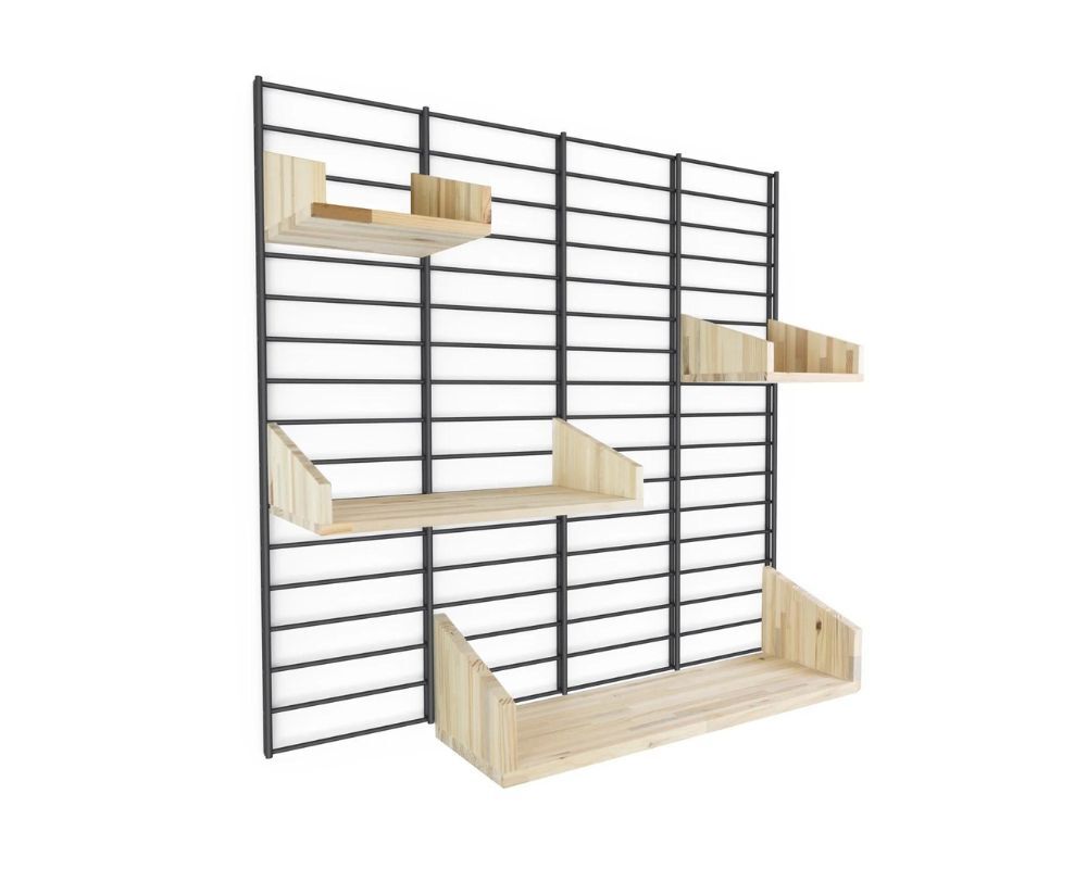 fency decorative wall shelving (120 x 80 cm)