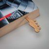 basgitaar eiken detail bass guitar music instrument bookmark wood oak