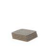 felt & cork coasters – set of 4 – grey felt & cork coasters – set of 4 – grey