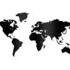 wooden world map mdf black wooden world map mdf black