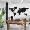 wooden world map mdf black wooden world map mdf black