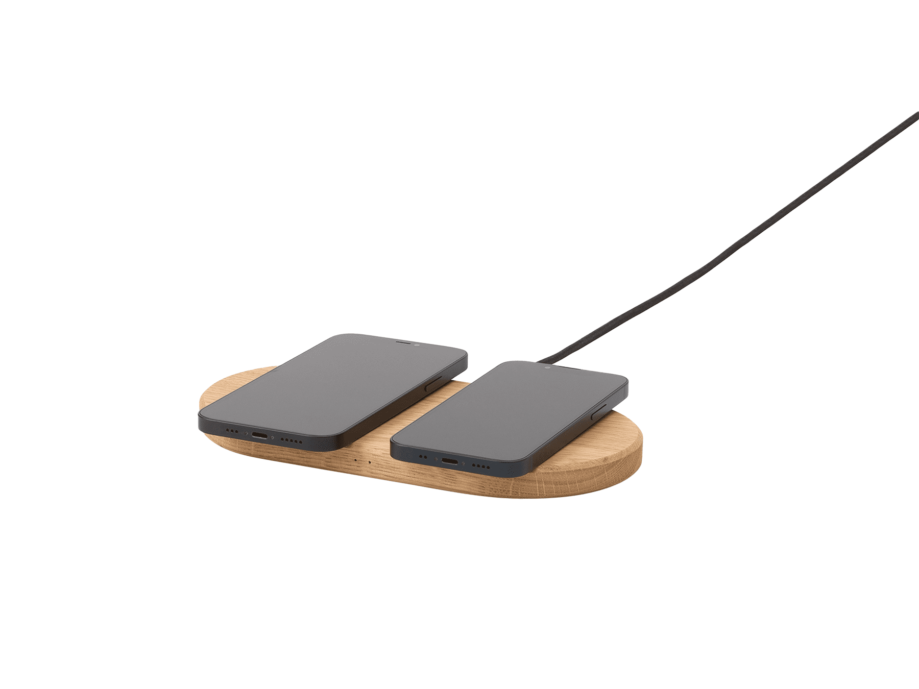 dual slim charging pad oak dual slim charging pad oak