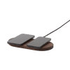 dual slim charging pad walnut dual slim charging pad walnut