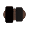 dual slim charging pad walnut dual slim charging pad walnut
