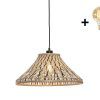 tahiti-hanglamp-4520-zwart-naturel-gold