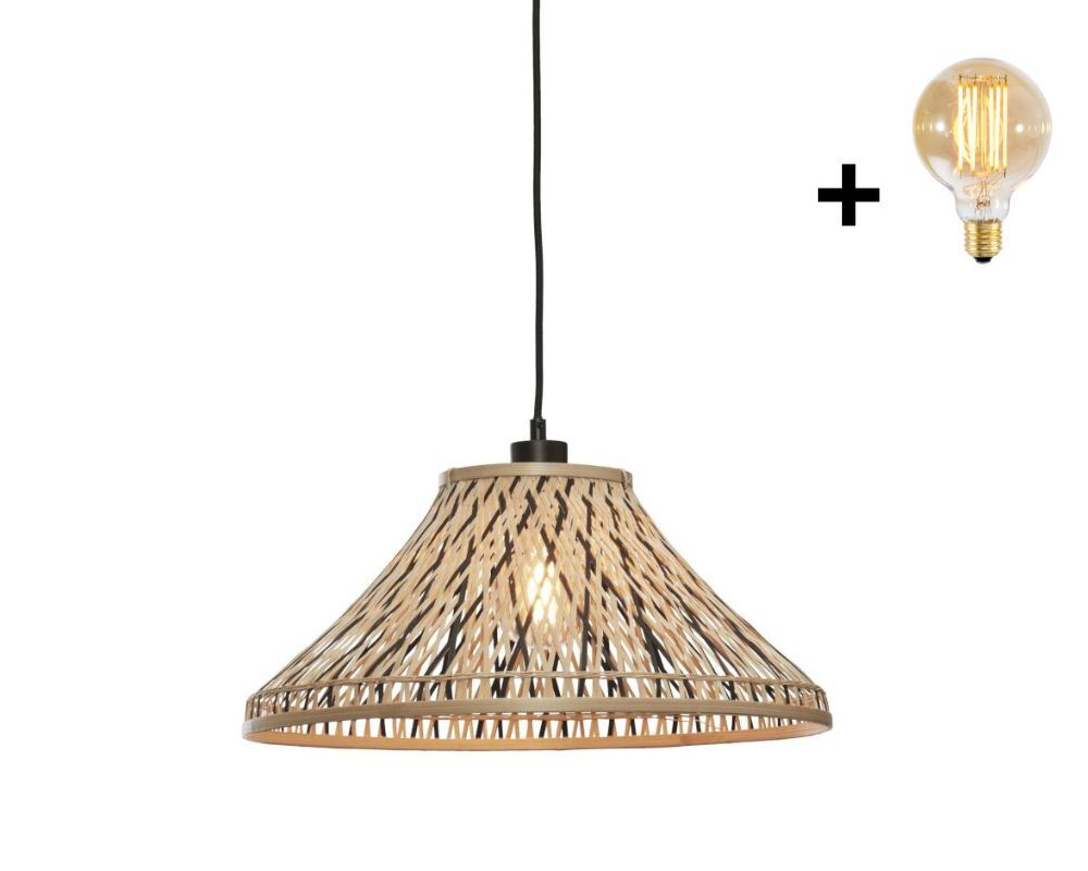 tahiti-hanglamp-4520-zwart-naturel-gold
