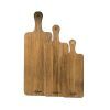 set board with handle oak set board with handle oak