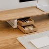 small modular drawer dual desk shelf add on small modular drawer dual desk shelf add on