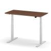 bureau debout pro placage noyer pieds blancs bureau debout pro placage noyer pieds blancs