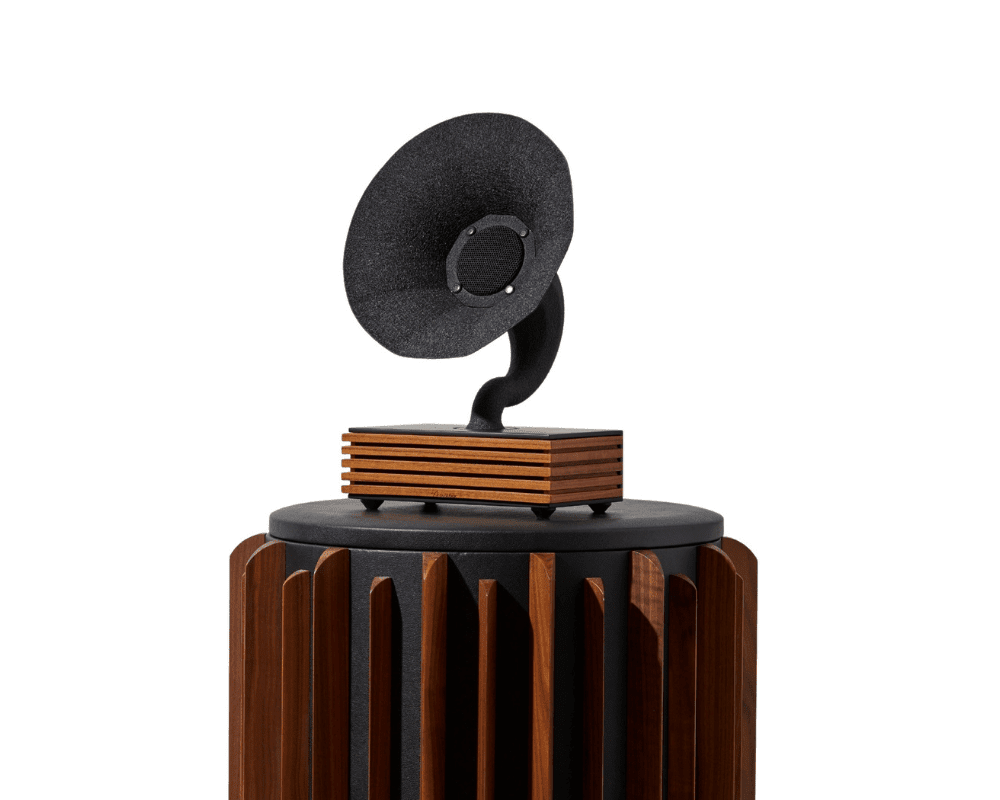 bluetooth speaker acoustibox walnut