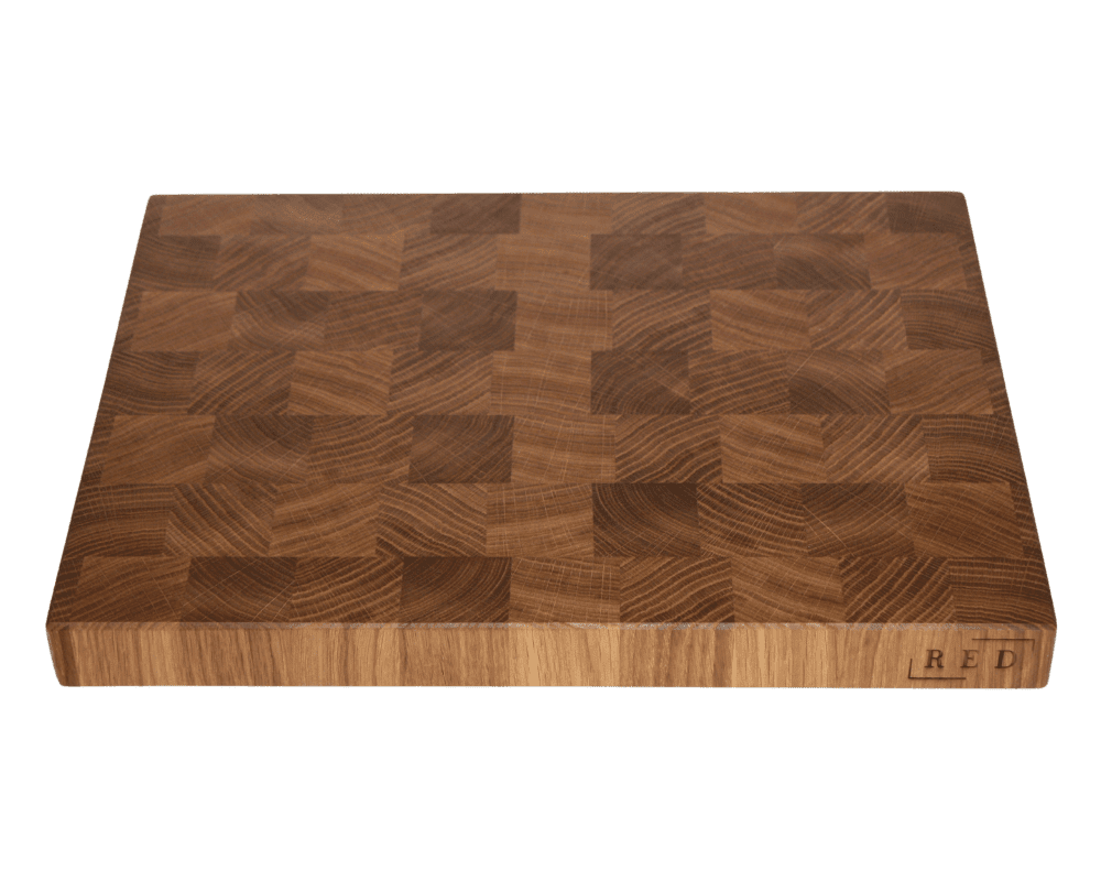 end grain cutting board mono oak 40 x 30 cm