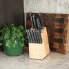 end grain cutting board mono walnut 40 x 30 cm end grain cutting board mono walnut 40 x 30 cm