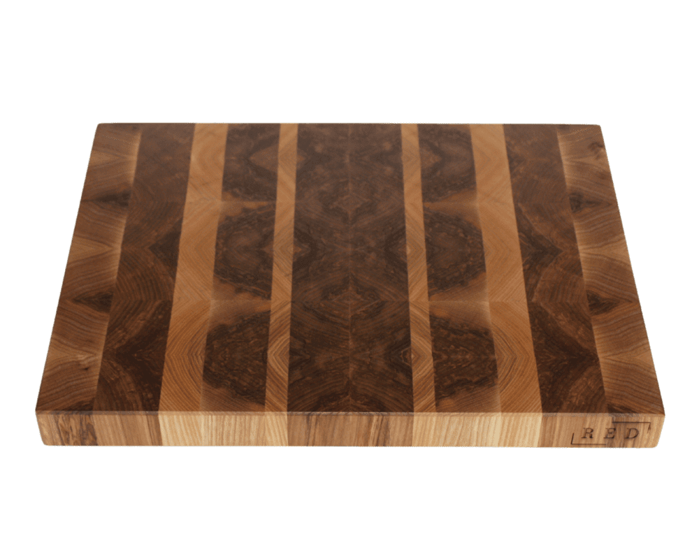 end grain cutting board symmetry ash 40 x 30 cm
