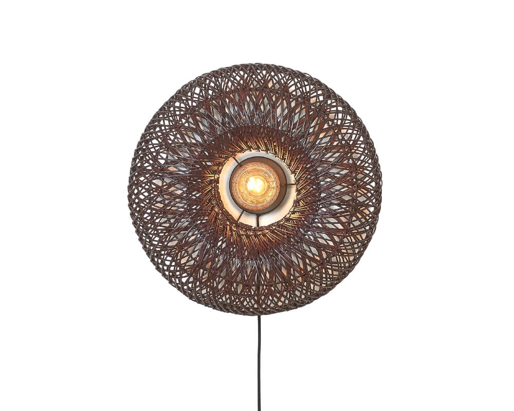 good&mojo arizona rotan 50cm burgundy gold filament bulb e27 wooden amsterdam ariw011bu 3