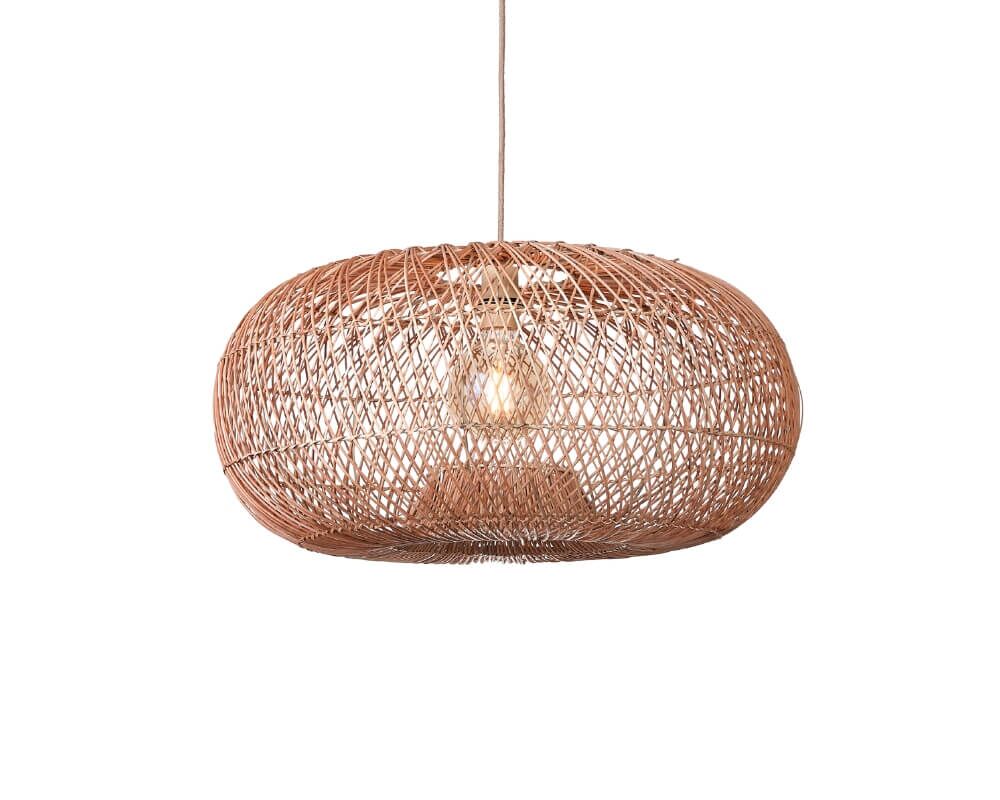 good&mojo arizona rotan 70cm natural large gold filament bulb e27 wooden amsterdam arih021na 2