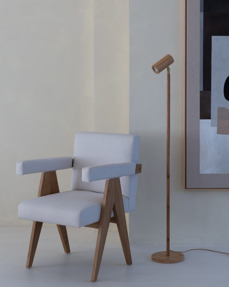 Floor Lamp - JAVA - Bamboo - Wooden Amsterdam