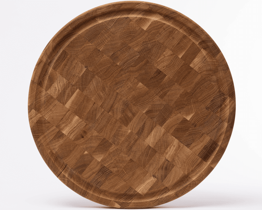 woodsea cutting board woodstone round oak 42 3 5 cm